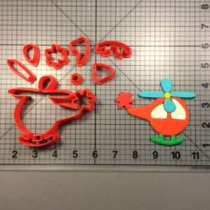 Helicopter 100 Cookie Cutter Set