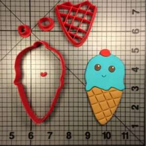 Ice Cream Cone 102 Cookie Cutter Set