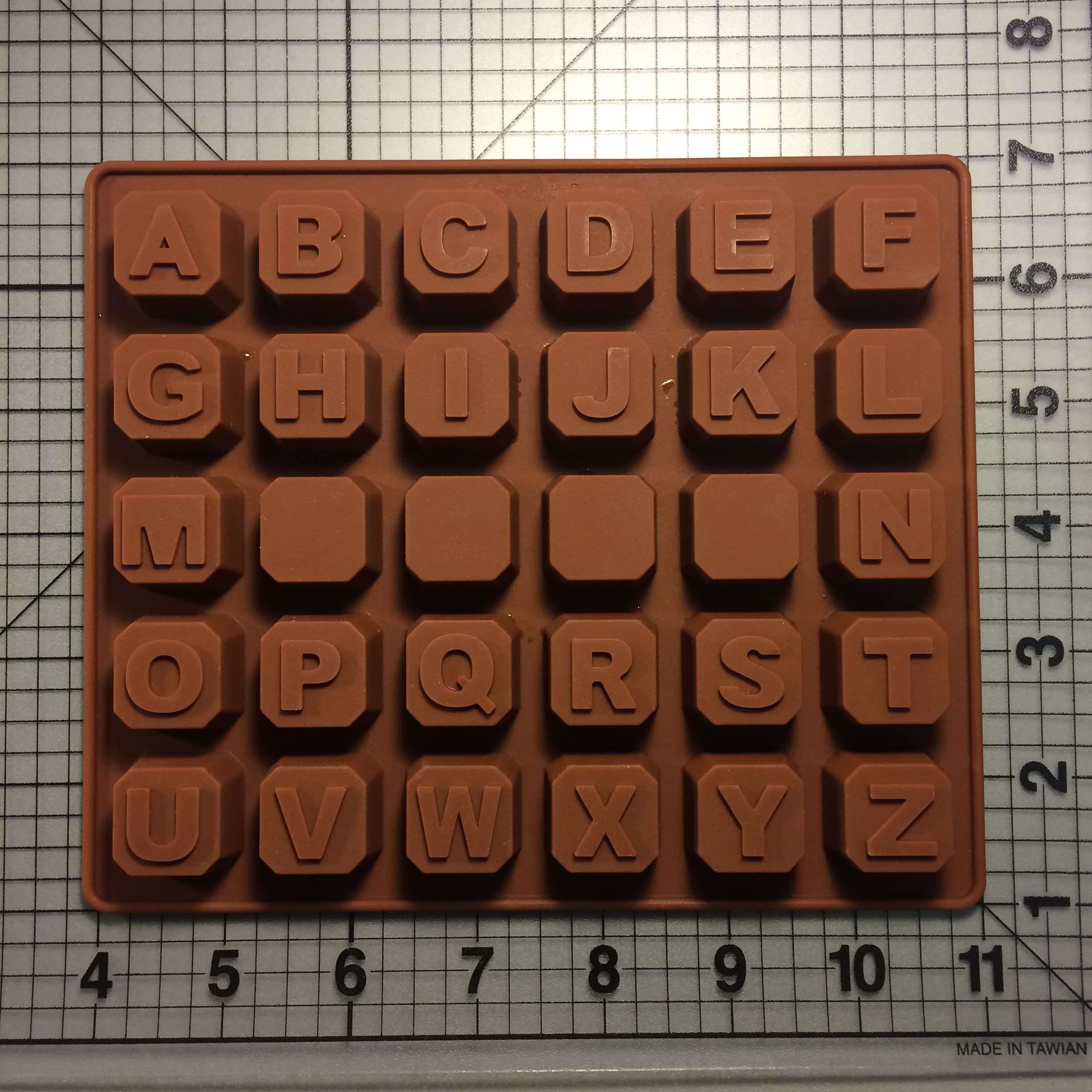 6 Pack: Alphabet Silicone Candy Mold by Celebrate It™ 