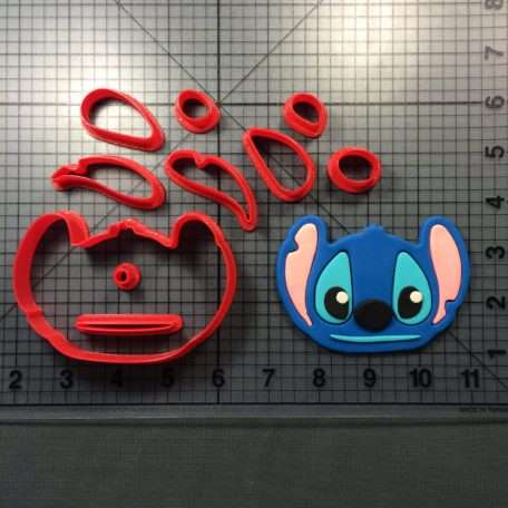 Lilo and Stitch- Stitch Face 100 Cookie Cutter Set (4 INCH)