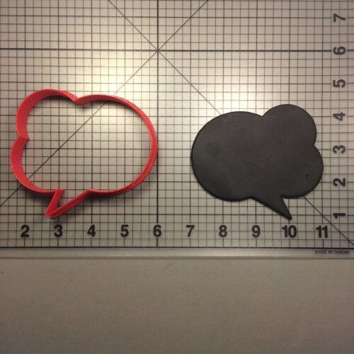 Message Bubble 102 Cookie Cutter