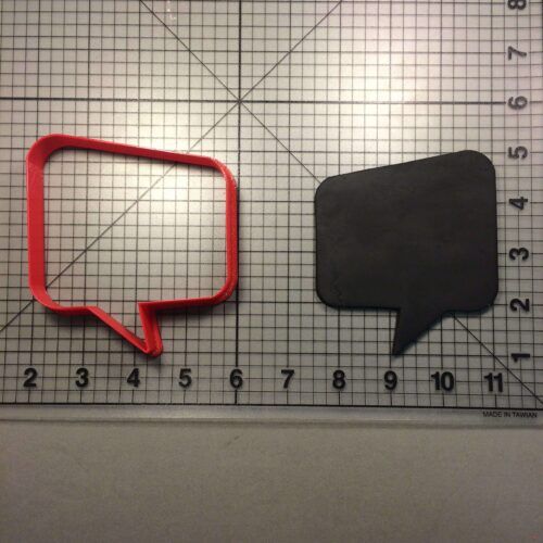 Message Bubble 104 Cookie Cutter