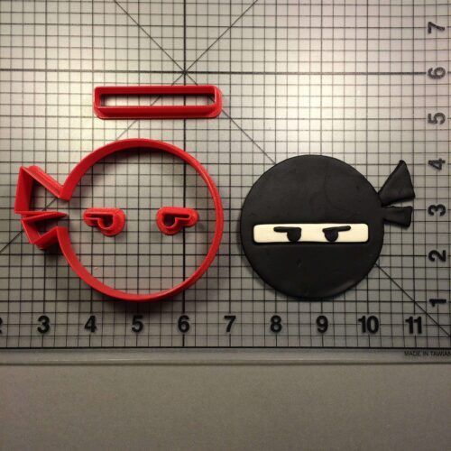 Ninja Face 100 Cookie Cutter Set