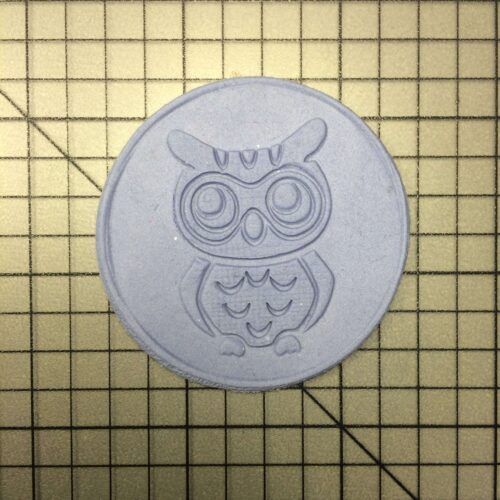 Owl 100 Cookie Cutter and Stamp (embossed 2)