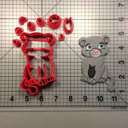 Panther Cute 102 Cookie Cutter Set