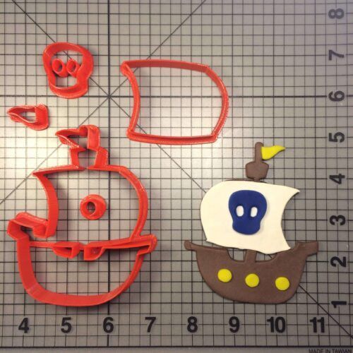 Pirate Ship 100 Cookie Cutter Set