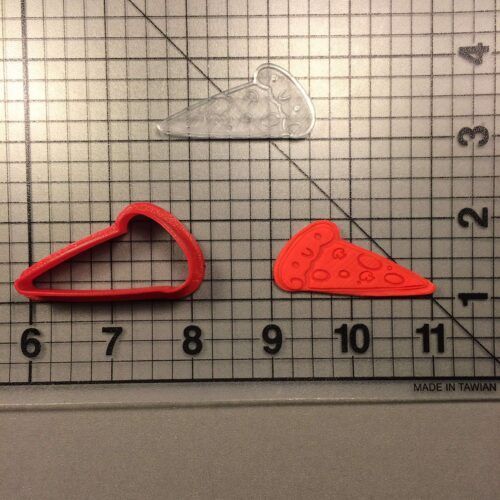 Pizza 100 Cookie Cutter and Stamp (embossed 1)