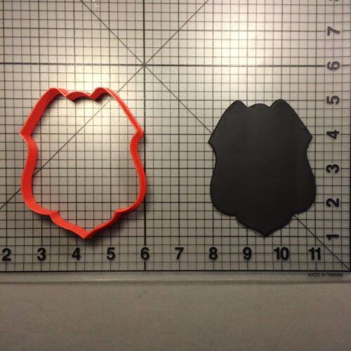 Police Badge 101 Cookie Cutter