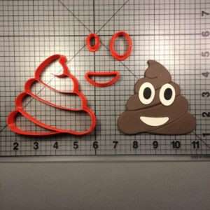 Poop Emoji Cookie Cutter Set