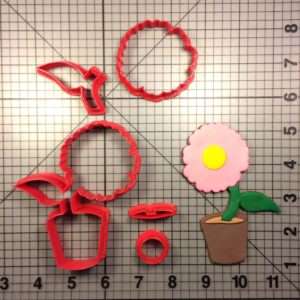 Potted Flower 100 Cookie Cutter Set