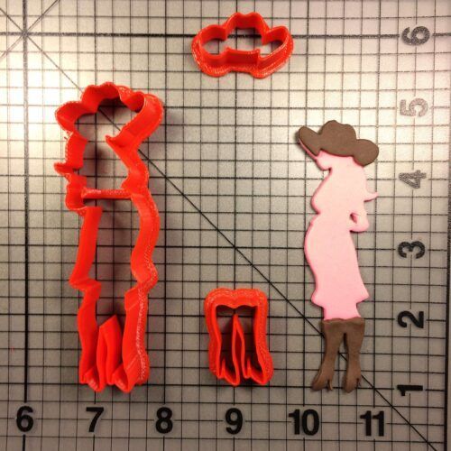 Pregnant Cowgirl 100 Cookie Cutter Set