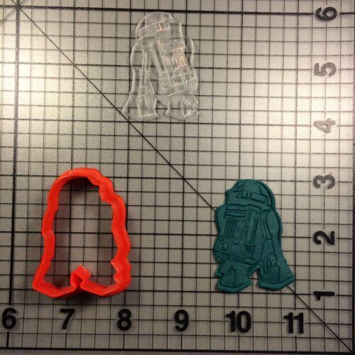 Star Wars- R2-D2 100 Cookie Cutter and Stamp (embossed 1)