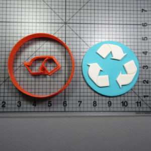 Recycle Sign 100 Cookie Cutter Set