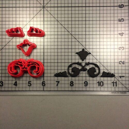 Scroll Design 100 Cookie Cutter Set