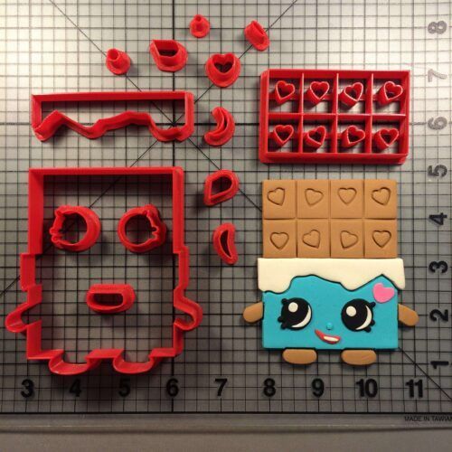Shopkins- Cheeky Chocolate Cookie Cutter Set