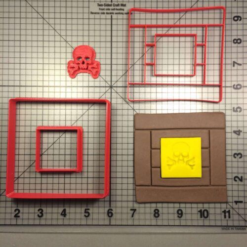 Skull Box 100 Cookie Cutter Set