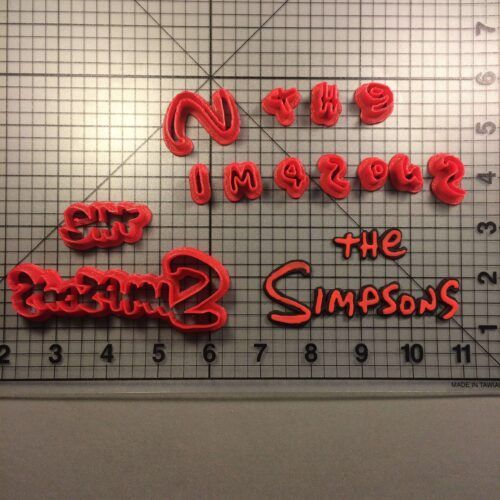 The Simpsons Logo Cookie Cutter Set