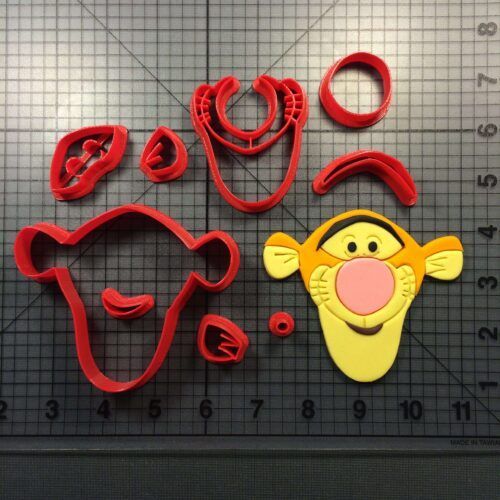 Tigger Face 100 Cookie Cutter Set