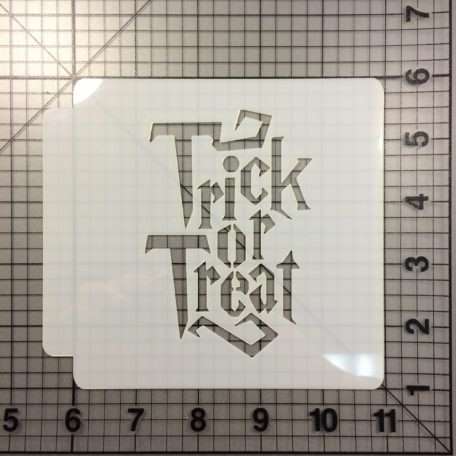 Trick or Treat Stencil 100