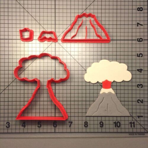 Volcano 101 Cookie Cutter Set