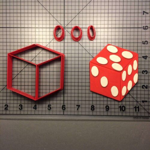 Casino Dice 100 Cookie Cutter Set