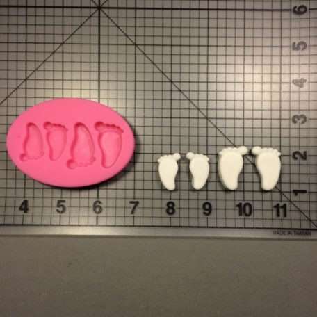 Feet Two Sets 218 Silicone Mold (1)