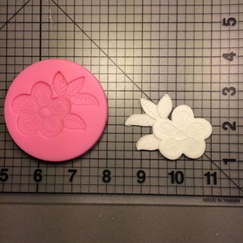Flower and Leaves 771 Silicone Mold (1)