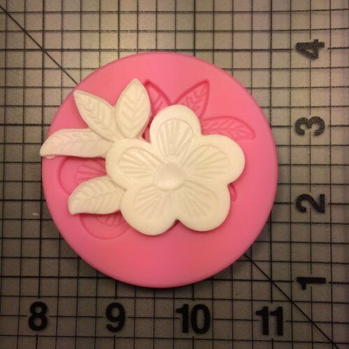 Flower and Leaves 771 Silicone Mold (2)