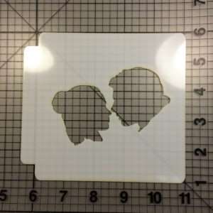 Han and Leia Stencil 100