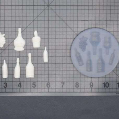 Assorted Bottles 745-018 Silicone Mold