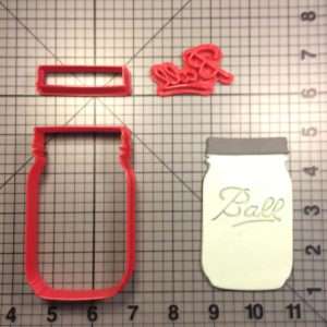 Mason Jar 102 Cookie Cutter Set