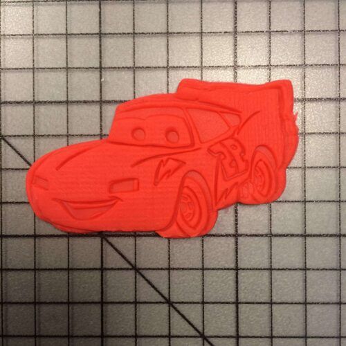 McQueen 100 Cookie Cutter and Stamp (embossed 2)