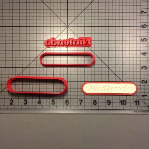 Nintendo Logo Cookie Cutter Set