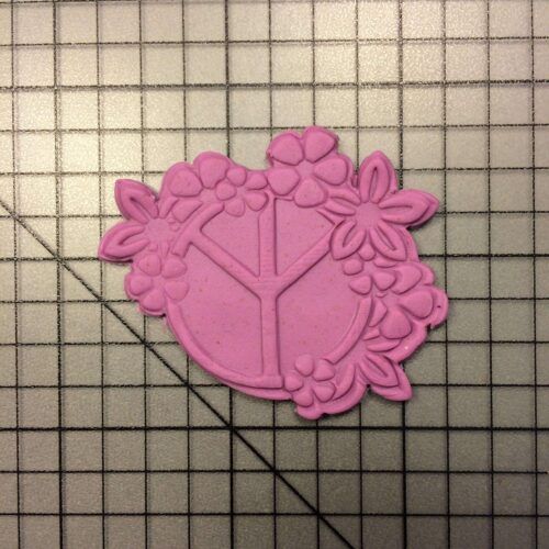 Peace 100 Cookie Cutter and Stamp (embossed 2)