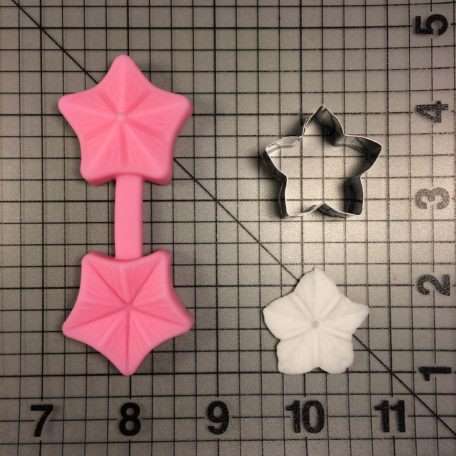 Petunia 514 Cutter and Silicone Mold Set (1)