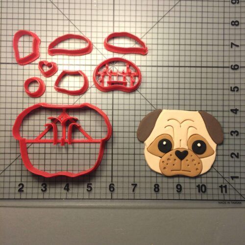 Pug Face 100 Cookie Cutter Set