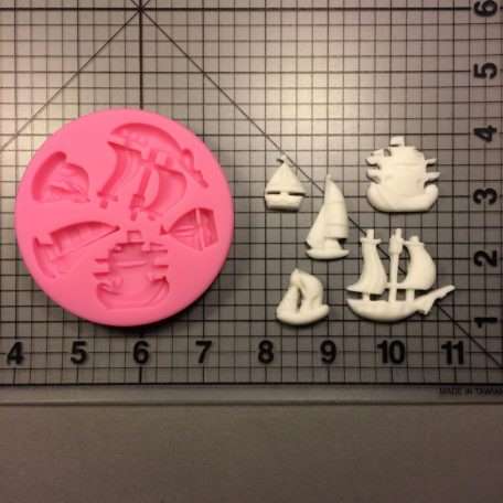 Ships and Boats 022 Silicone Mold (1)