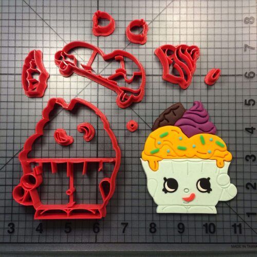 Shopkins- Ice Cream Queen Cookie Cutter Set