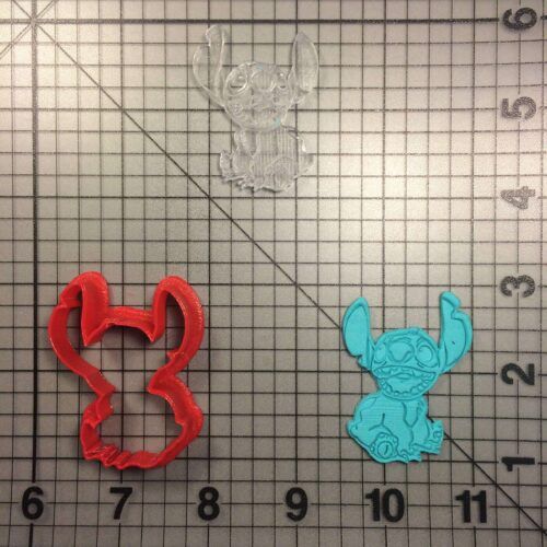 Stitch 100 Cookie Cutter and Stamp (embossed 1)