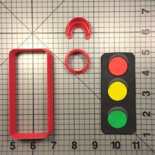 Traffic Light 100 Cookie Cutter Set