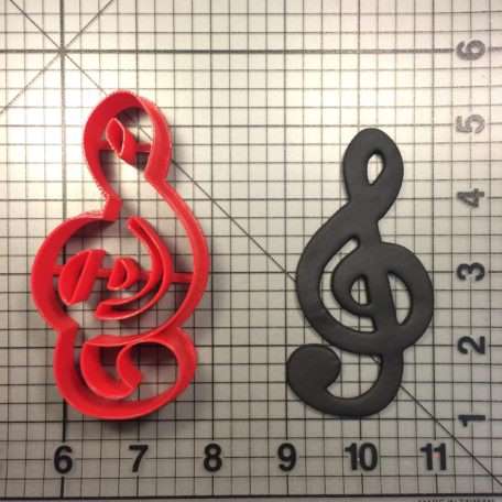 Treble Clef 101 Cookie Cutter