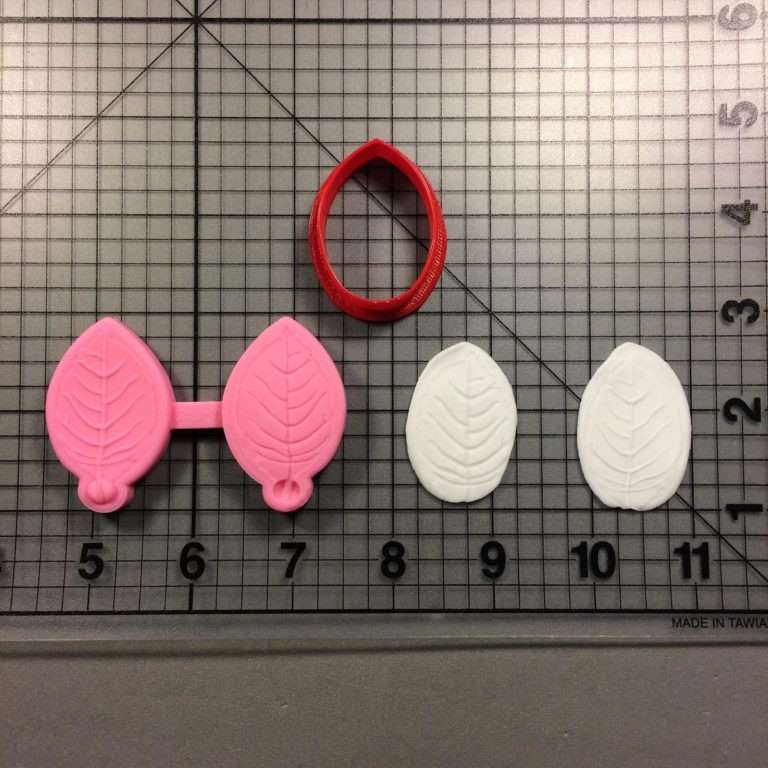 Veiners for Leaf and Petals 130 Cutter and Silicone Mold Set (1)