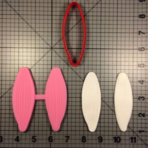 Veiners for Orchid Leaf 142 Cutter and Silicone Mold Set (1)