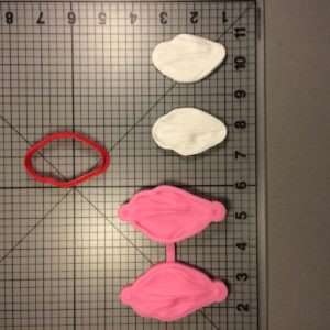 Veiners for Orchid Throat Tulip 137 Cutter and Silicone Mold Set (1)