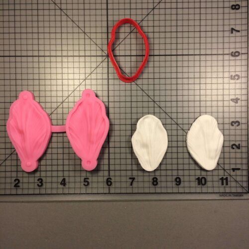 Veiners for Orchid Throat Tulip 137 Cutter and Silicone Mold Set (1)