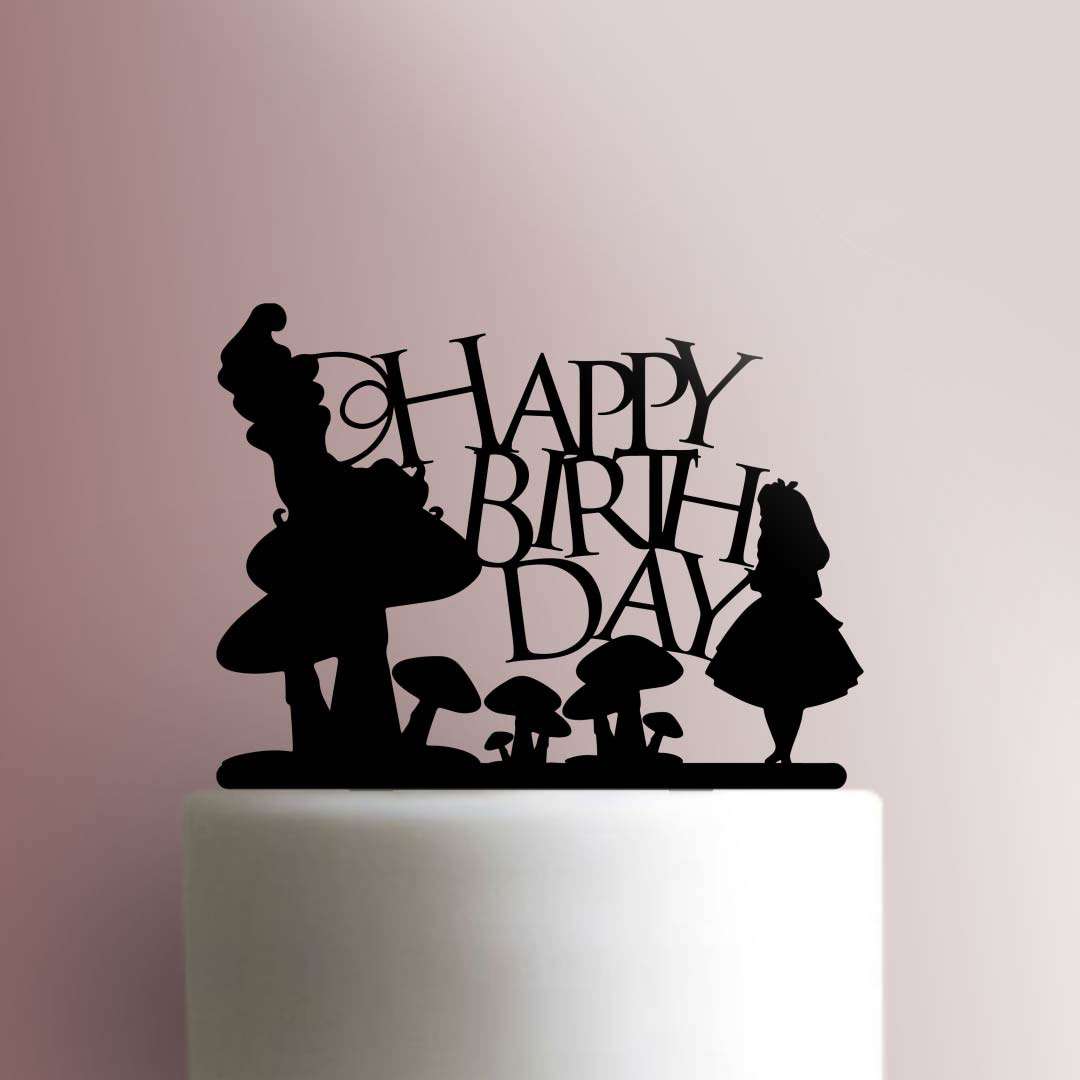 ALICE IN WONDERLAND CAKE TOPPER