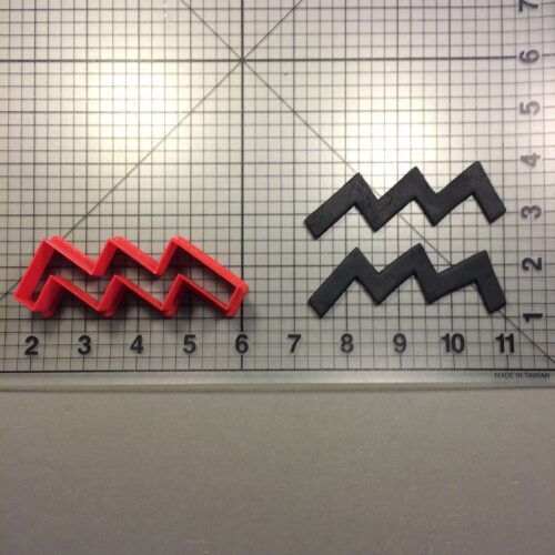 Aquarius Symbol Cookie Cutter