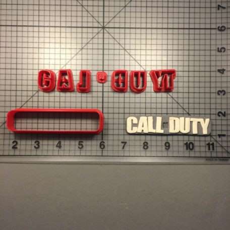 Call of Duty Logo Cookie Cutter Set