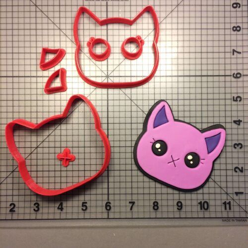 Cat Face 102 Cookie Cutter Set