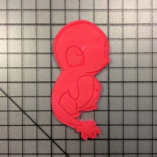 Charmander 100 Cookie Cutter and Stamp (embossed 2)